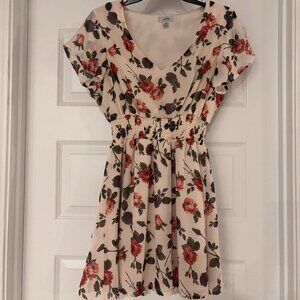 Mini Floral Casual Dress